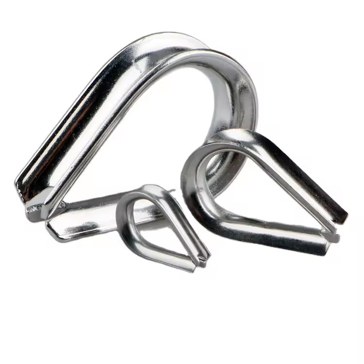 Factory Stainless Steel 304/316 Wire Rope Thimbles 2mm-28mm Cable Fittings Rigging Hardware