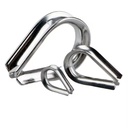 Factory Stainless Steel 304/316 Wire Rope Thimbles 2mm-28mm Cable Fittings Rigging Hardware