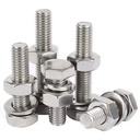 Factory Stock DIN933 DIN931 OEM Stainless Steel 304 316L Hexagonal Head Bolts Nuts Fasteners Free Samples Available