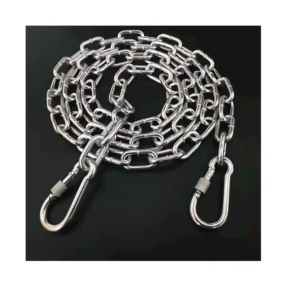 Manufacturer High Polished G30 2mm to 32mm SS304/316 Stainless Steel Long Welding Link Chain DIN763