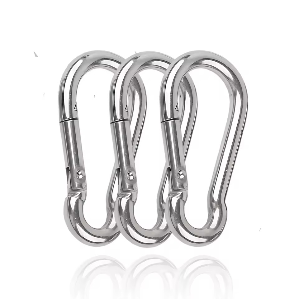 High Quality 304/316 Stainless Steel Carabiners Rigging Hardware Commercial Snap Hook Din5299c Snap Hook