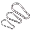 Wholesale 304 & 316 Stainless Steel Carabiner Hook with Spring Buckle for Outdoor & Heavy Industry Applications for Mining
