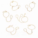 18K Gold Plated Stainless Steel Jewelry Bracelets for Women