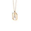 Laodun Cute Dainty Jewelry Fine Gold Plated Sterling Silver Chain Starburst Letter Pendant Necklace