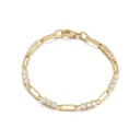 Laodun Fashion Popular INS S925 Bracelet Classic Personalized Elegant CZ Diamond Sterling Silver Chain Bracelet Vermeil