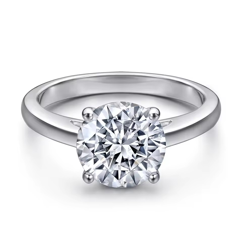 Wedding Band Certified Lab Grown Diamond White Gold Ring