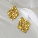 Wholesale 316 Stainless Steel Engagement Romantic Stud Chunky Earrings 18K Gold Plated for Women's Customized Low MOQ