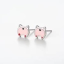 Custom Cute Children's Enamel Stud Earrings Hypoallergenic Stainless Steel 18K Gold Plated Non-Tarnish Fashion Gift Made