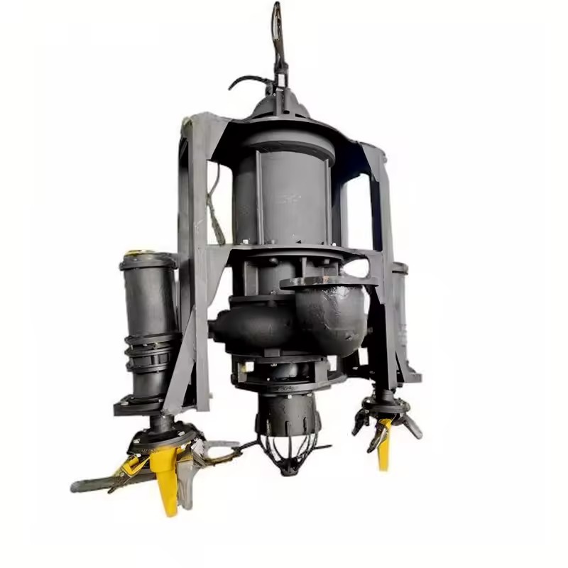 Durable Cable Dredge with Submersible Slurry Pump for Aquaculture Pond Cleaning