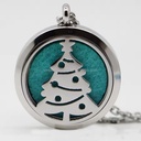 Stainless Steel Custom Design Aromatherapy Locket Necklace Scents Jewelry