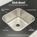 Factory Low Price Stainless Steel Commercial Kitchen Sink Bowl