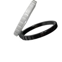 Luxury Brand White Black Wedding Ring New Fashion Ceramic Jewelry Accessories for Women