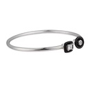 New Arrival Fashion Jewelry 925 Sterling Silver Hollow Tube Women Bracelet Bangle