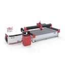 CNC 5 Axis Water Jet Cutting Machine Industrial Metal Stone Tile