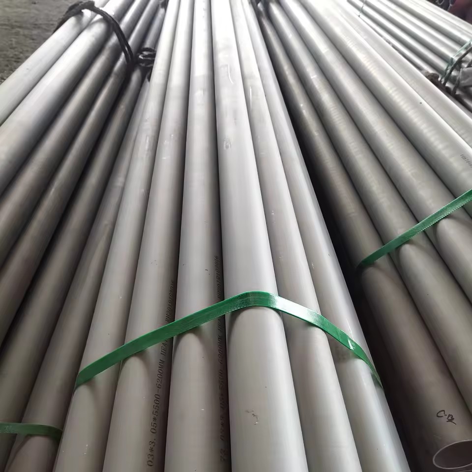 304/316/904L Stainless Steel Alloy Seamless/ERW Welded Steel Pipe BA Surface JIS/AISI ASTM EN DIN Custom Bending Cutting 4mm