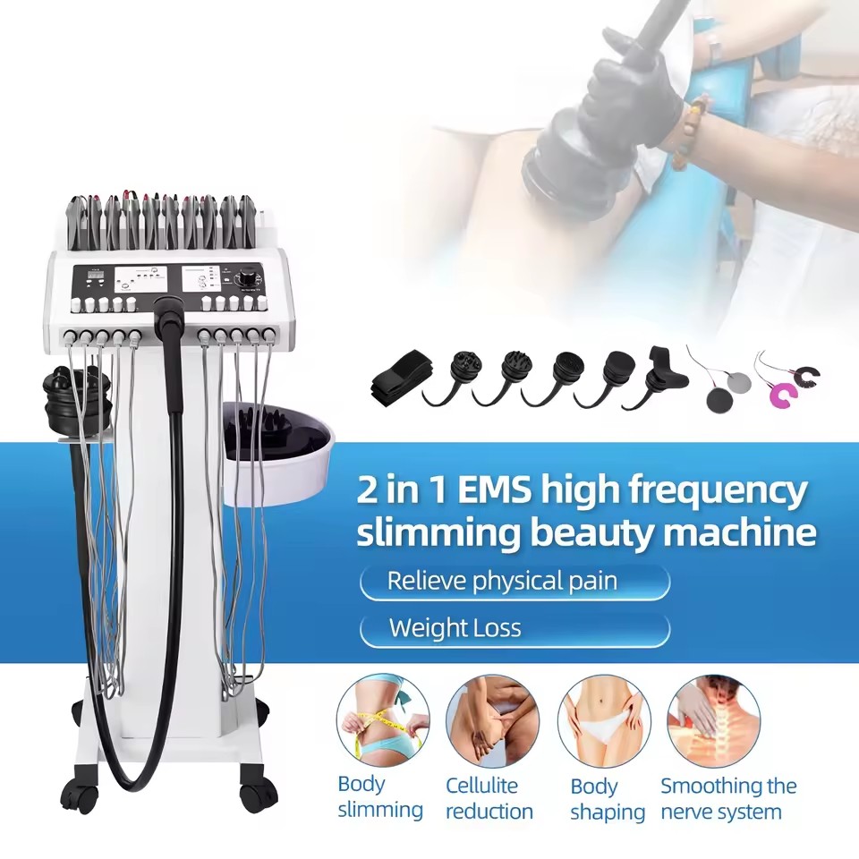 300W G5 Massage Electronic Stimulation Instrument Lymphatic Drainage Vibration Body Slim Massager Machine