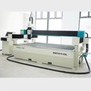 High Precision 3 Axis Waterjet Cutting Machine 60000 PSI CNC Water Jet Cutter for Metal Stone Glass With Intensifier Pump