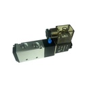 1/4" Thread Quick Fitting 2 Position 5 Way 4 Base Solenoid Valve w Base Muffler 4V210