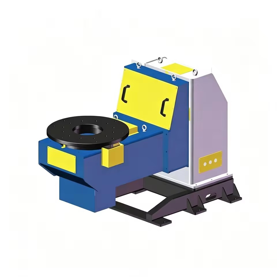 Dual axis L Positioner, Automated Workpiece Turntable, Heavy Duty Positioner for Robotic Metal Welding