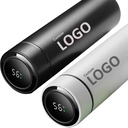 Wholesale 500Ml Thermal Vacuum Flask Metal Thermos Smart Drinkware Drink Stainless Steel Water Bottle With Temperature Display