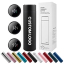 500Ml Portable Smart Digital Thermos Vacuum Flask Double Wall Stainless Steel Insulated Led Water Bottle With Tea Infuser