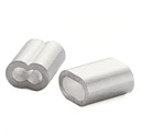 Best Selling High Quality DIN 3093 Cable Fitting Aluminum Ferrule/Oval Sleeve for Rope Spring Type Welding/Cutting/Bending