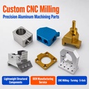 Custom CNC Milling Aluminum Precision Machining Parts Lightweight Structural Components OEM Manufacturing Service