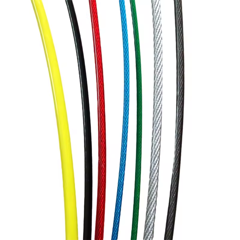 Wire Rope Black Vinyl Coated Stainless Steel 1/16 Inch Thru 3/32inch Cable