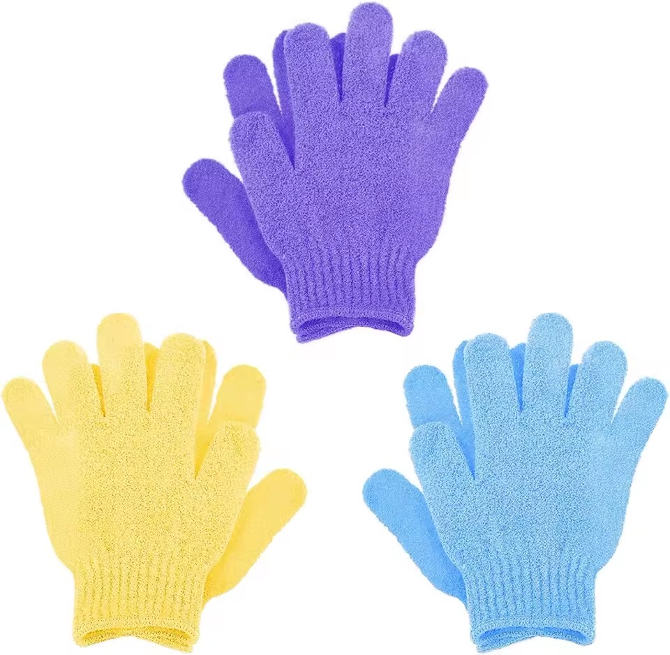 Popular Eco Friendly Natural Reusable Exfoliating Bath Glove Shower Sisal Mitt Soap Foaming Bag Body Exfoliating Gloves