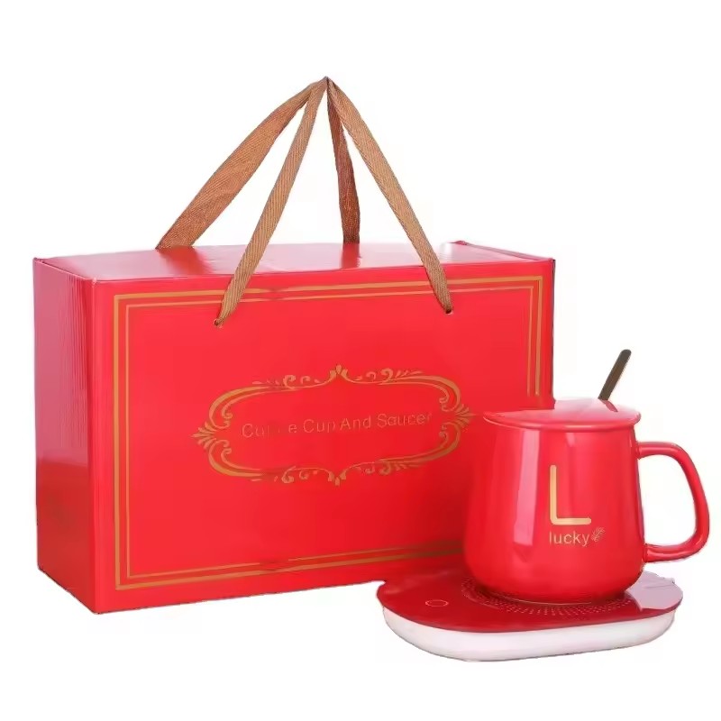 Smart 55 Degrees Celsius Electric Automatic Constant Temperature Ceramic Coffee Mug Warmer Cup Heating Coffee Warmer Plate