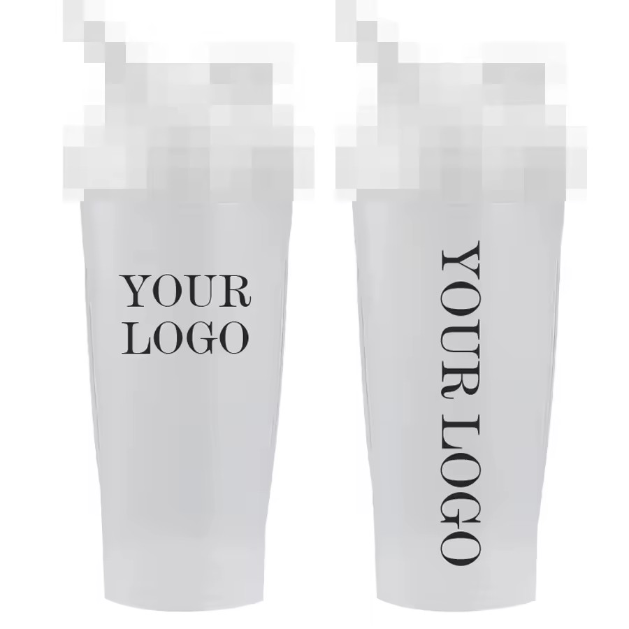 New Style Christmas Plastic Water Bottle 400Ml 600Ml Sports Fitness Shaker Cups Bpa Free Water Gym Protein