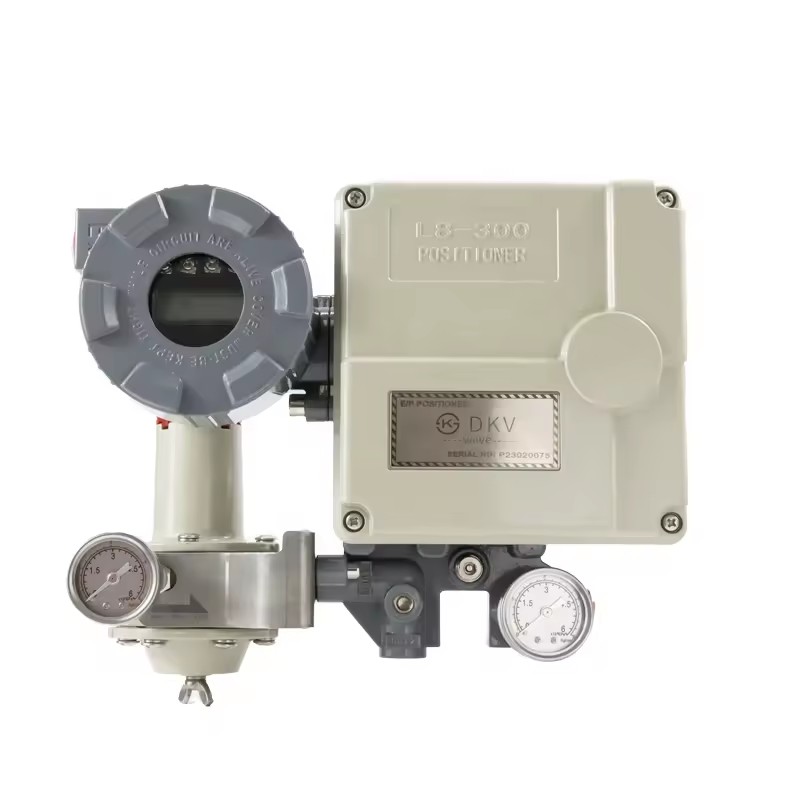 DKV L8-300 Electro-pneumatic Valve Positioner with LCD, signal Feedback, Limit Switch Intelligent Valve Positioner Ex-proof