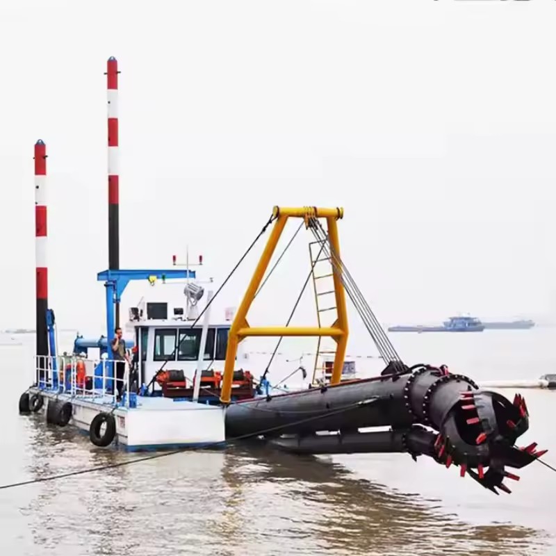 Professional Jet Suction Dredger Boat Diesel Engine Powered Cutter for Sand Dredging Construction for Port Harbor Deepening