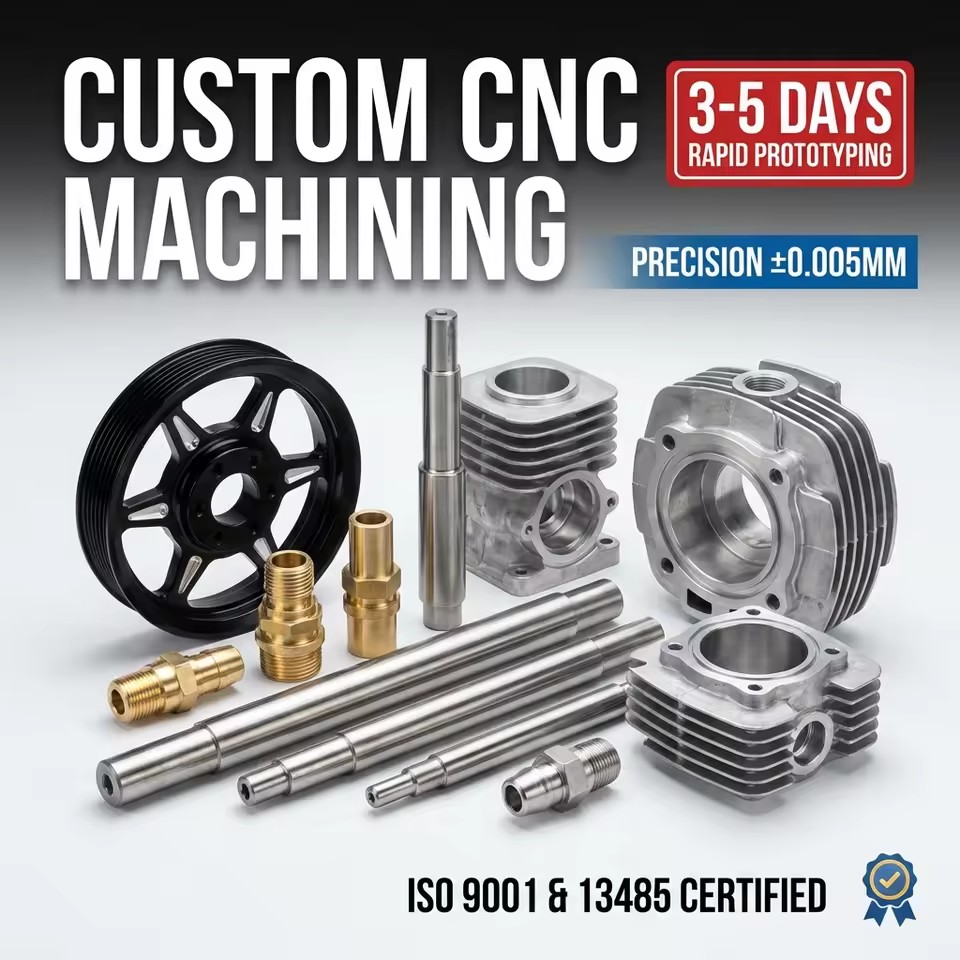 Custom Billet CNC Motorcycle Parts Precision Machined Aluminum Racing Performance Components Manufacturer