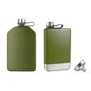Wholesale Square Custom logo 8oz Hip Flask, Stainless Steel Hip Flask,Whisky Flask Pocket