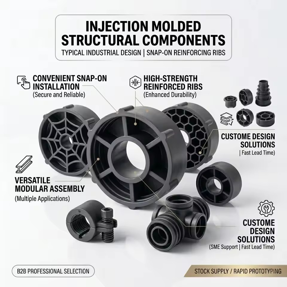 Custom PP Plastic Extruding & Cutting Injection Molding Spare Parts Manufacturer with OEM Service
