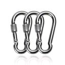 Source of Origin, Stock, Hot-selling Stainless Steel Gourd-shaped Led Carabiner, Quality Assurance, Bright Spring Buckle