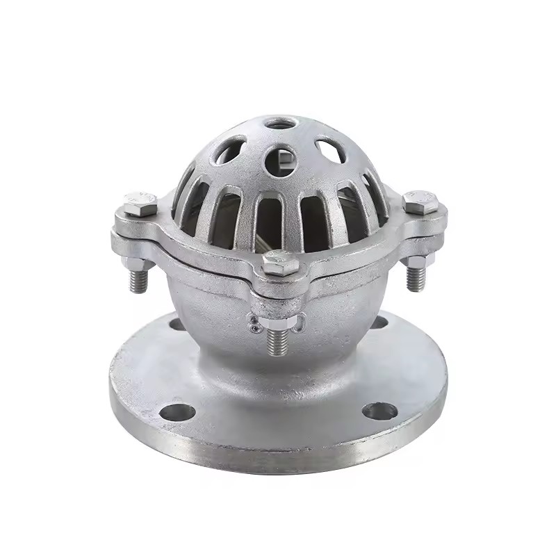 Manufacturer Directly Supply H12W-6P Flange Valve SS 304 Foot Valve Rubber Sealing Check Structure for Water Hydraulic