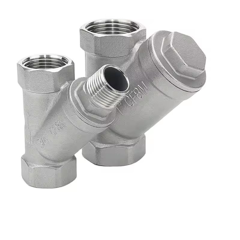 High Quality Stainless Steel 304/316L Internal Thread Y-shaped Filter OEM Factory Price Manually Controlled