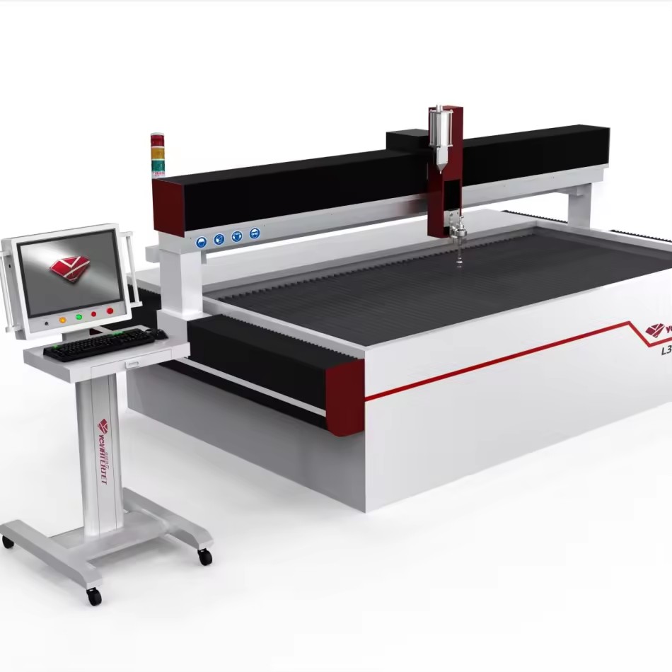 Water Jet Beef and Cake Cutting Machine Dual Head Waterjet Cake Cutter Waterjet Cutting Food