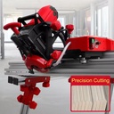 SHIJING Full Automatic Waterjet Laser Stone Slotting Machine 45 Degree Chamfer Edge Grinding Granite Marble Tiles Tile Cutter