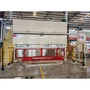 CNC Inverted 6-Axis Waterjet Cutting Robot with Enclosed Rotary Table for Automotive Interior Processing