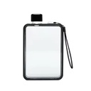 380ml Flat Notebook Water Bottle Plastic BPA Free Non Toxic Leakproof Portable