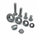 Anti Loosening Zinc Plated Flange Bolt With Serrated Flange Nut for Equipment Frame Assembly Hardware Fasteners