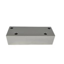 Custom Rectangular Aluminum Hydraulic Manifold Block CNC Machined Pneumatic Valve Plate