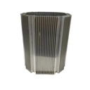 Precision CNC Machined Galvanized Aluminum Motor Housing Hollow Octagonal Extruded Profile Vertical Heat