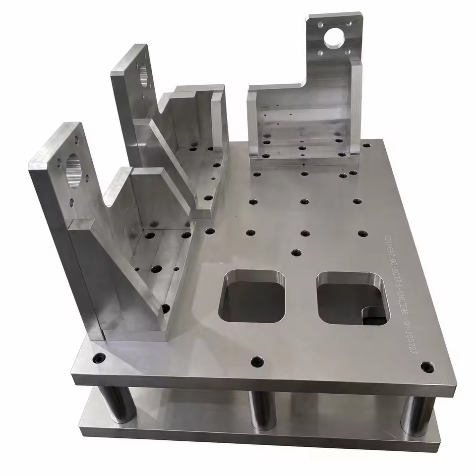 Custom OEM CNC Milling Fixture L Bracket Support Columns for Multi Axis Machining Workpiece Fixing Applications Steel Alloys