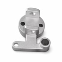 Aluminum Die Casting Mounting Bracket ADC12 Sandblasted Surface Precision Machined Holes for Industrial
