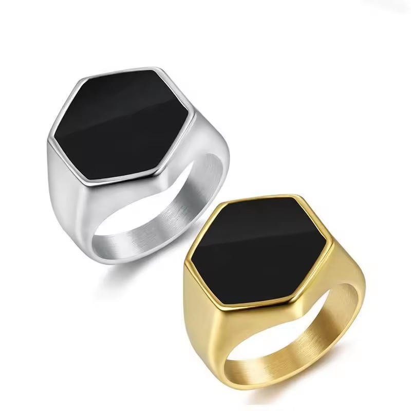 Custom Stainless Steel Men Women Rings