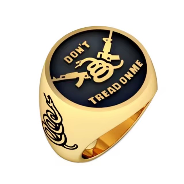 Popular Custom Ring Men Mirror Polished Vintage Jewelry Championship Fashion 316 Stainless Steel Rings